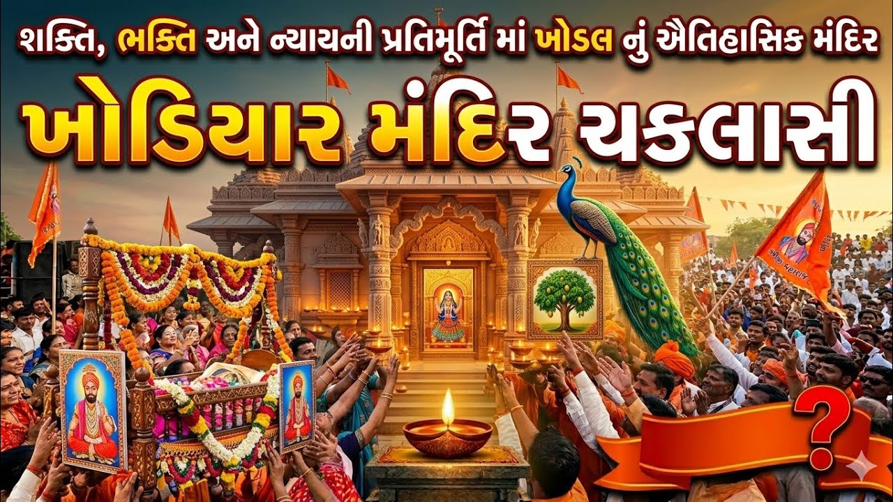 શક્તિ, ભક્તિ અને ન્યાયની પ્રતિમૂર્તિ માં ખોડલ નું ઐતિહાસિક મંદિર || ખોડિયાર મંદિર ચકલાસી || 