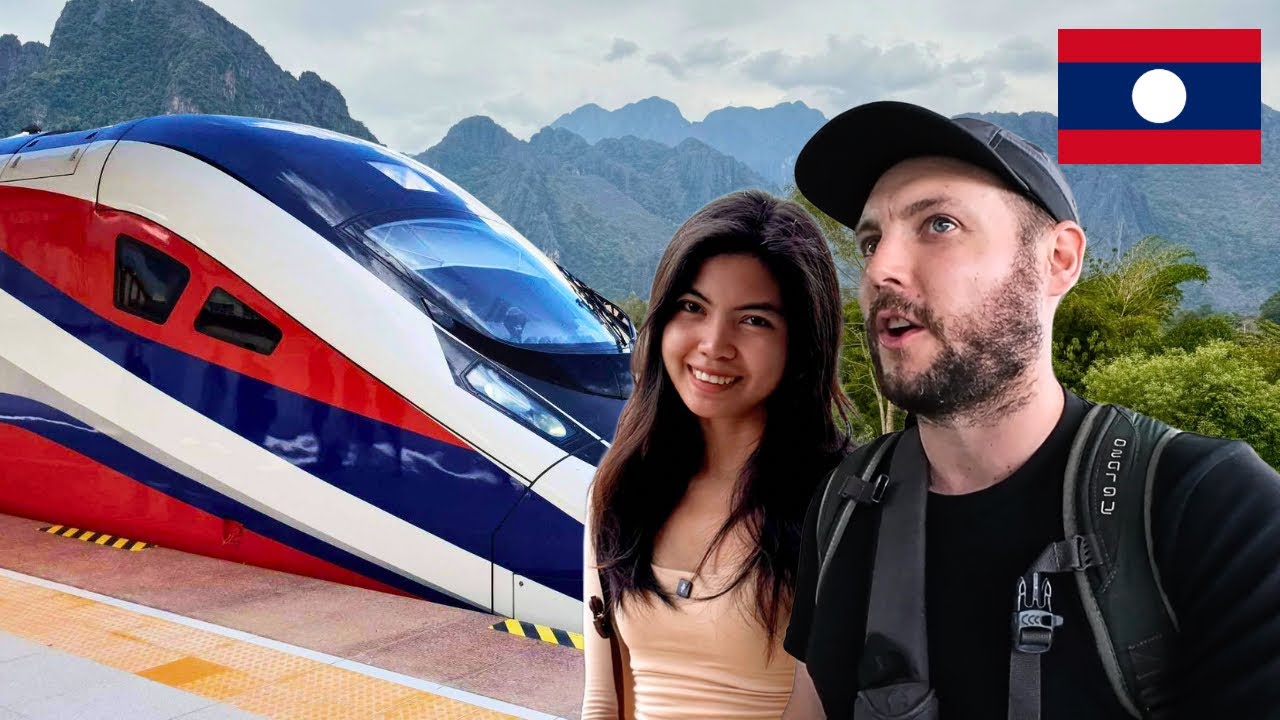 $7 Cheap High Speed Train on the Lao China Railway 🇱🇦