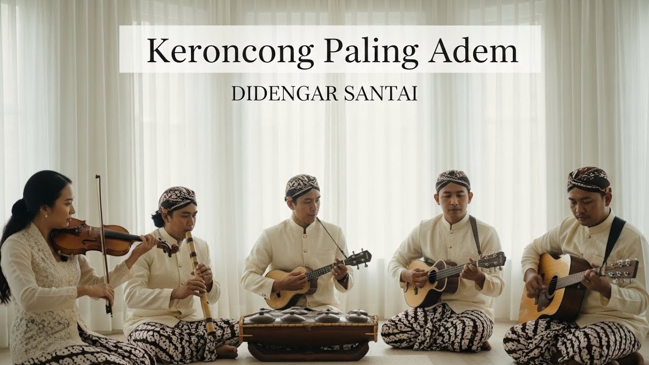 🌙 Keroncong Modern Bernuansa Malam | Musik Tenang & Lembut