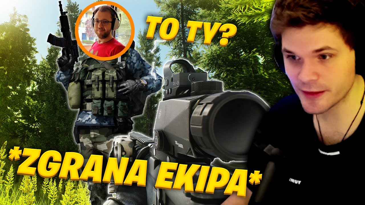 GUCIO I ESCAPE FROM TARKOV I ZGRANA EKIPA? *XD* I PRÓBA GRANIA SOLO I NAJLEPSZE MOMENTY STRIMA 