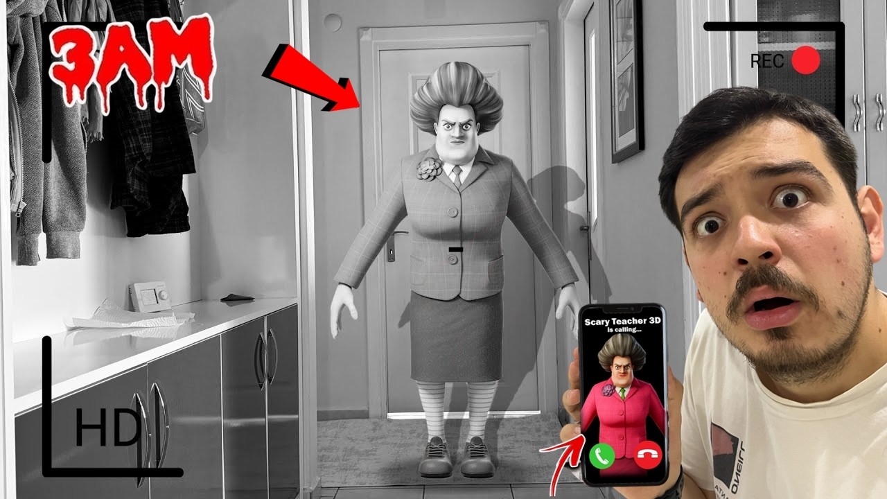 EYVAH UMUT SCARY TEACHER GECE 3'te KAMERALARA YAKALANDI ❗❗