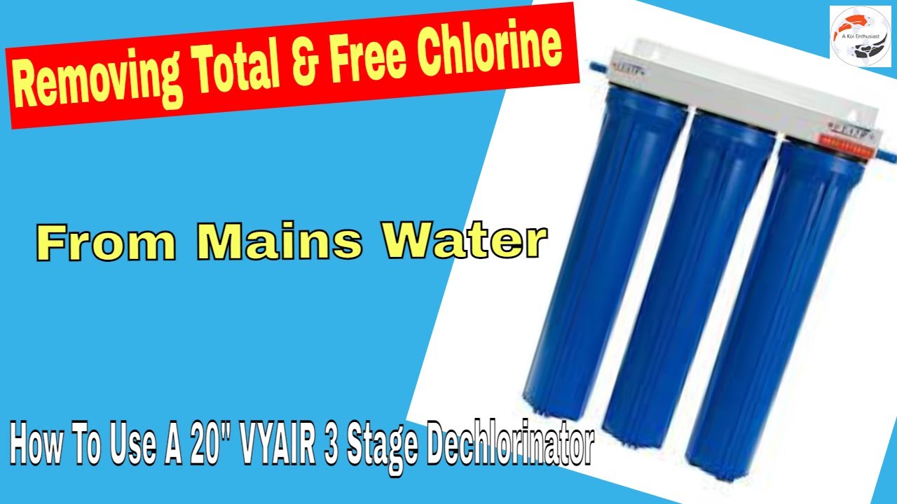 Removing Total And Free Chlorine From Mains Water - How To Use A 20