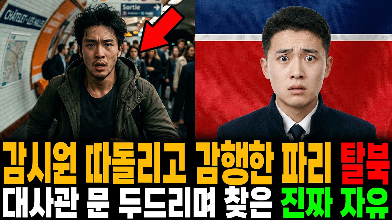[증언] 파리 지하철에서 감시원 따돌린 3분, 유학생이 선택한 탈북