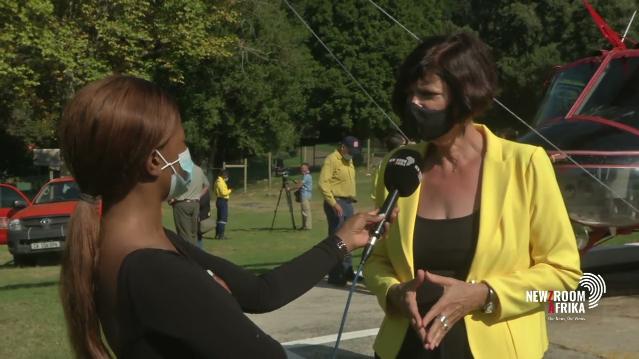 Barbara Creecy is visiting Table Mountain National Park  following a devastating fire