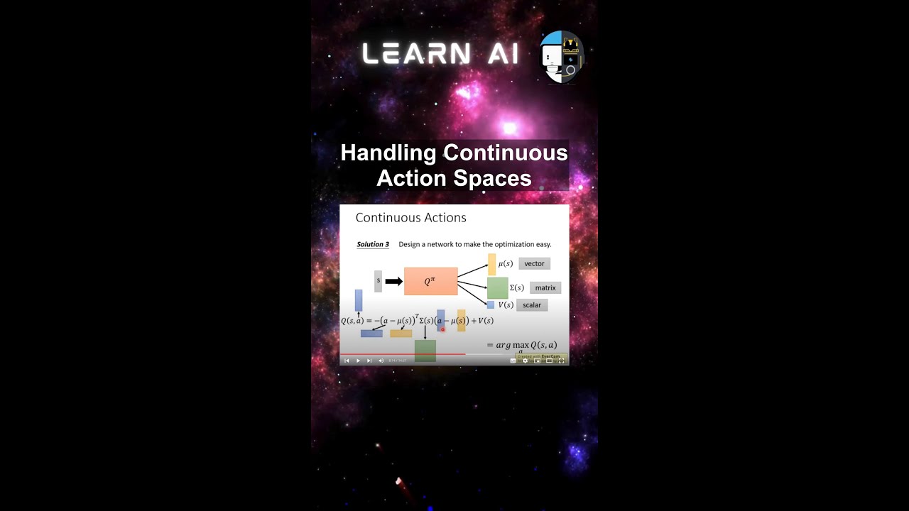 Handling Continuous Action Spaces #ai #artificialintelligence #machinelearning #aiagent #Handling