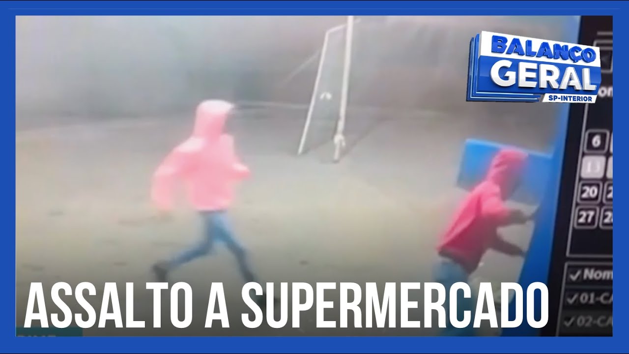 Supermercado em Franca (SP) é assaltado durante a madrugada