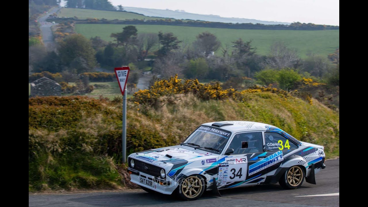 Manx Rally 2025 Stage 9 Ellerslie | Oliver Davies & Rhys Edwards | Ford MK2 Escort