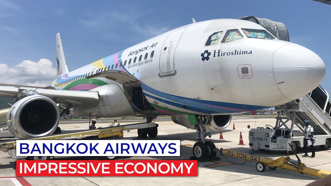 Бесплатный зал ожидания в эконом-классе?! 🇹🇭 Bangkok Airways Airbus A319 ✈️ Бангкок — Чиангмай | ...