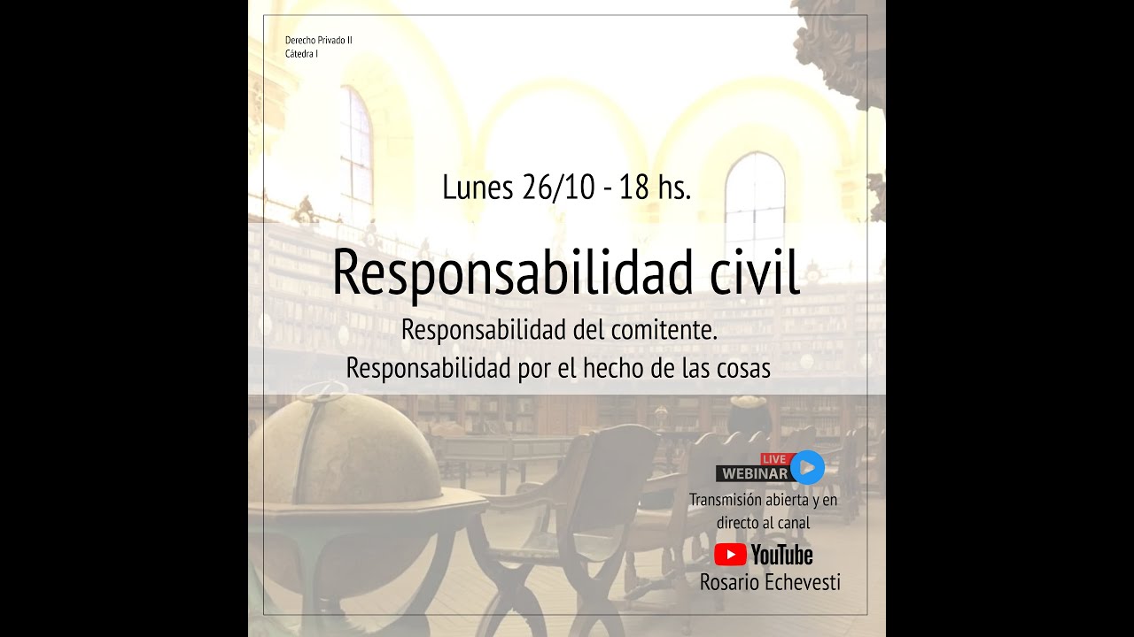 Responsabilidades especiales: del comitente y por intervención de cosas