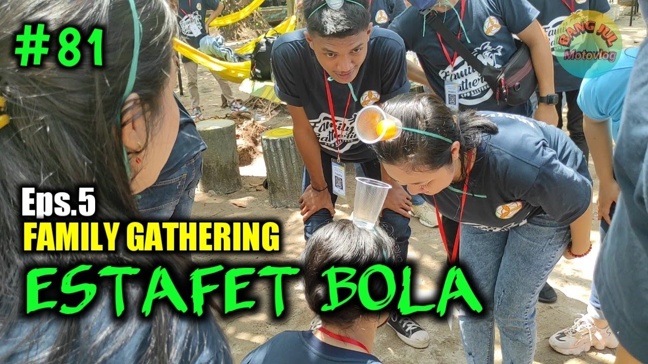 LOMBA ESTAFET BOLA PINGPONG MENGGUNAKAN GELAS