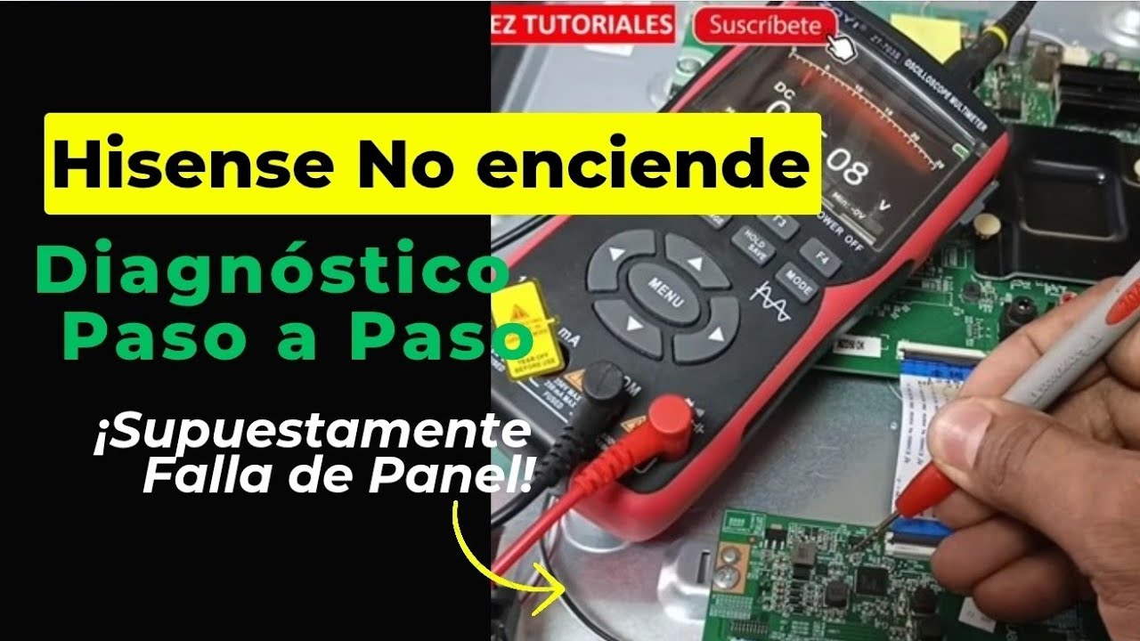 HISENSE 55&rdquo; EN PROTECCI&Oacute;N 🔧 &iexcl;NO ERAN LOS CAPACITORES! Soluci&oacute;n Paso a Paso