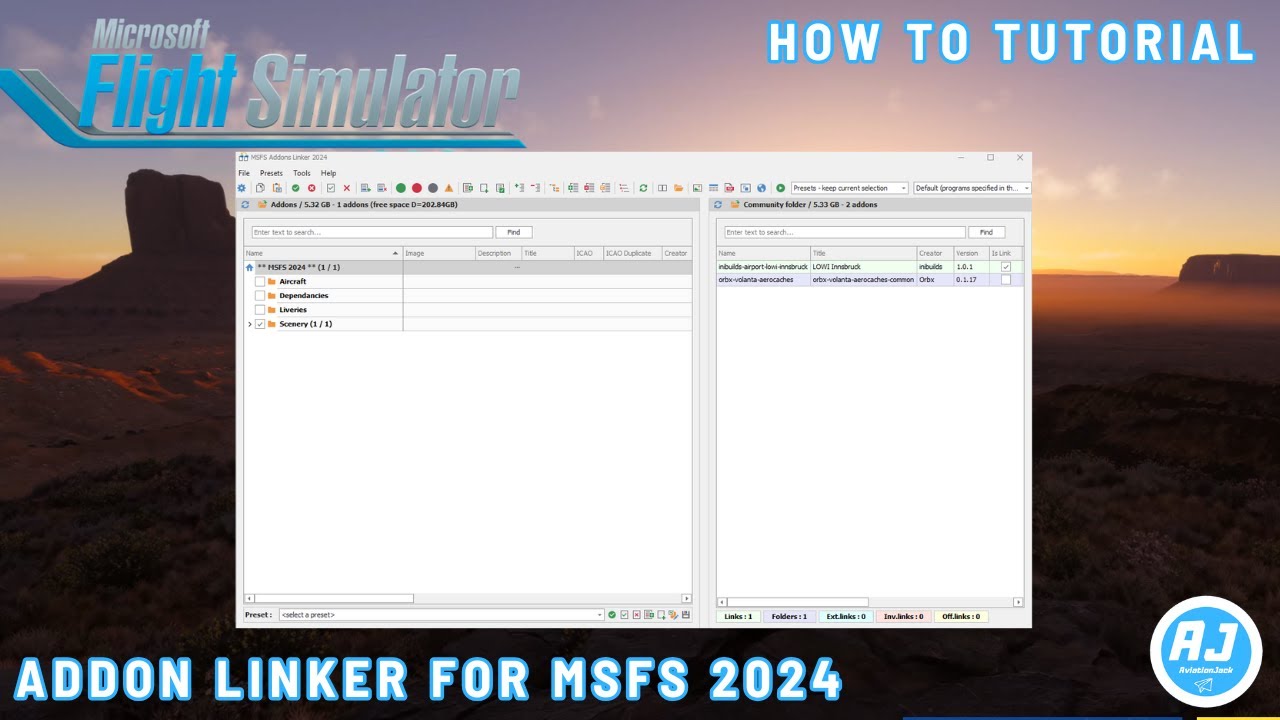 [MSFS 2024] | Как использовать MSFS ADDON LINKER | Microsoft Flight Simulator 2024 |