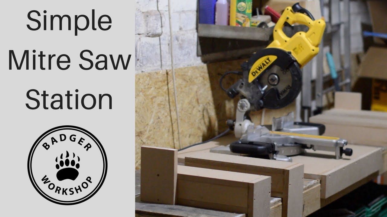 Simple Mitre Saw station