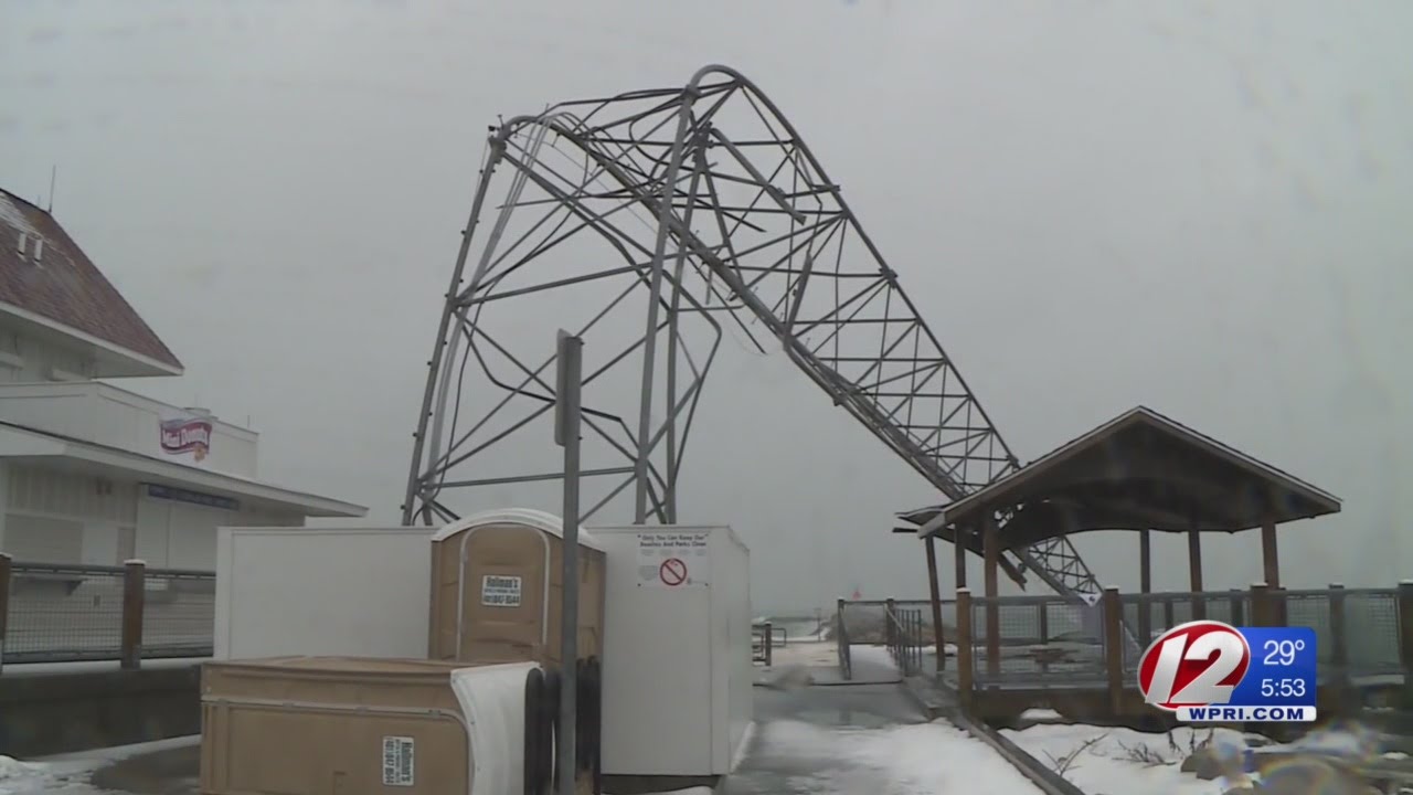 Toppled turbine at Salty Brine was supposed to withstand much higher winds