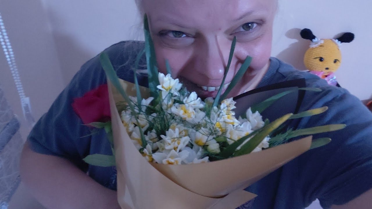 Букеты от мужа на день влюбленных.Ужин от меня для меня #жизньвтурции #турецкаясемья Кайсери 