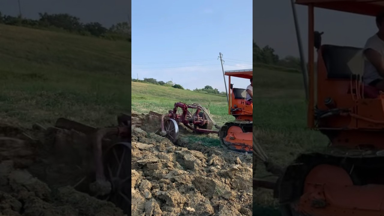 Fiat 60C Crawler Tractor &ndash; Powerful Aratura in Tough Field Conditions