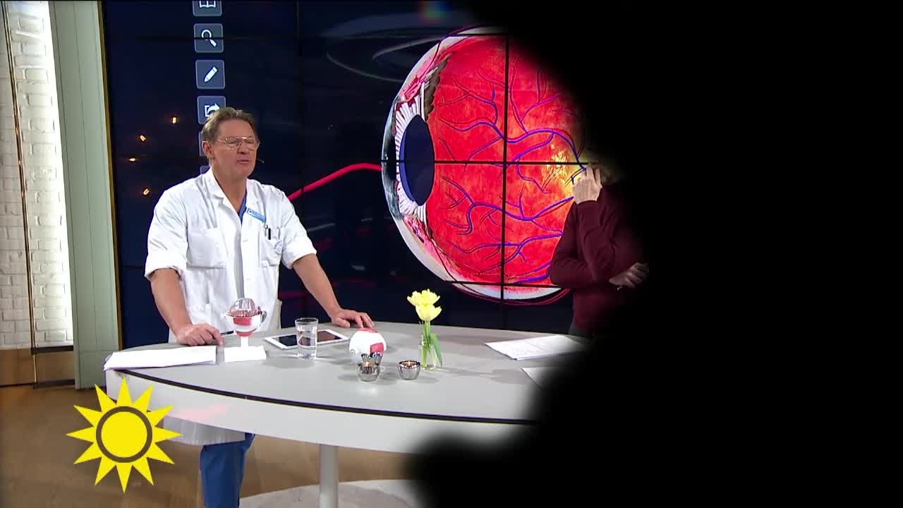Så vet du om du har näthinneavlossning: ”Vänta inte, sök hjälp!” - Nyhetsmorgon (TV4)
