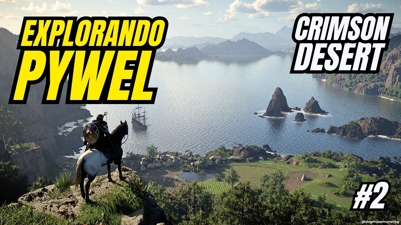 AO VIVO 🔴 CRIMSON DESERT - Explorando Pywel com os Inscritos #2