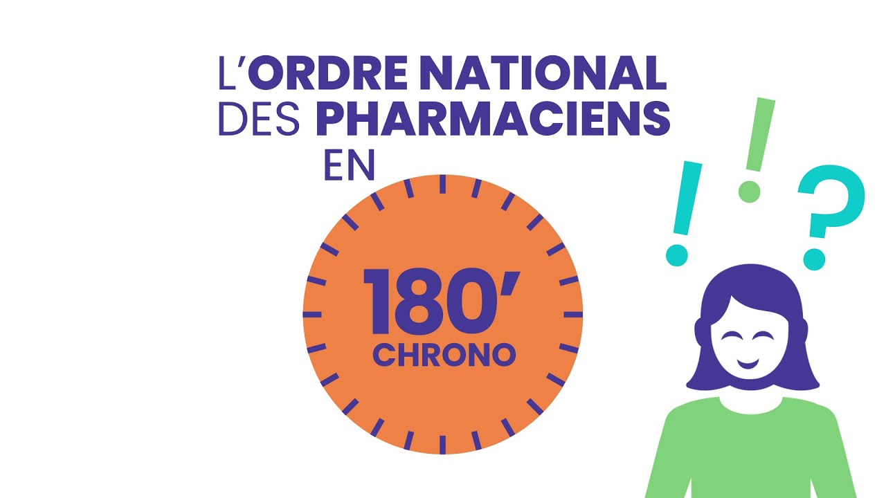 L'Ordre national des pharmaciens en 180 secondes