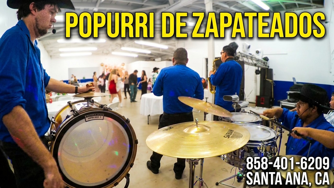Popurri de Zapateados - Tamborazo Los Compas de Cuco 📞 858-401-6209 (Santa Ana, California)