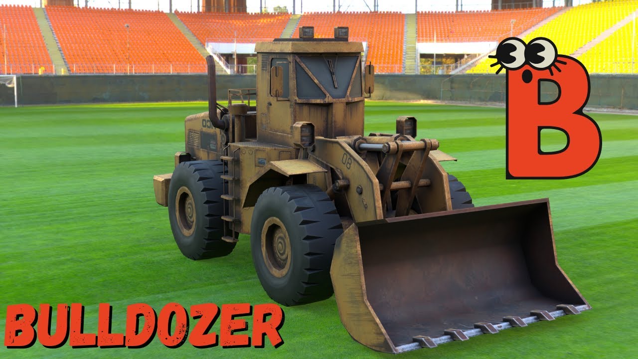 ABC Construction Vehicles Song 🚜🏗️👷| Learn Construction Machines A to Z | Educational Kids Song#kids