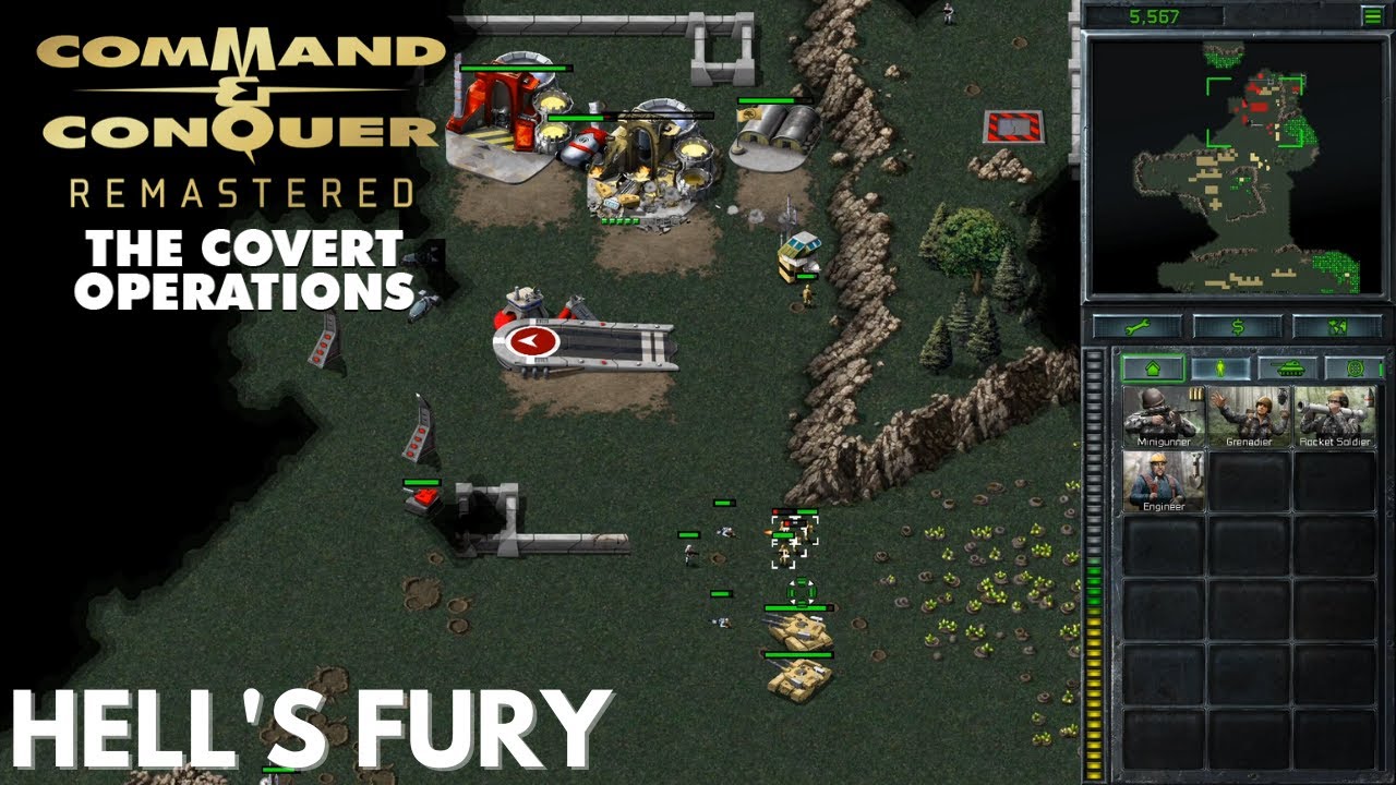 Command & Conquer Remastered - Covert Operations - HELL'S FURY (Hard)