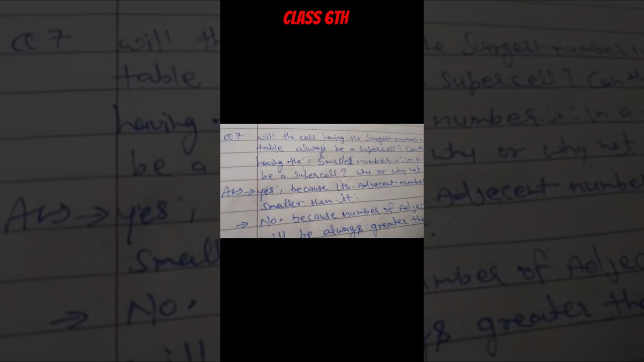 #maths #supercell class 6th unit 3