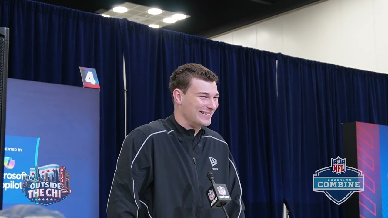 Outside The Chi at the NFL Scouting Combine: Indiana Quarterback Fernando Mendoza