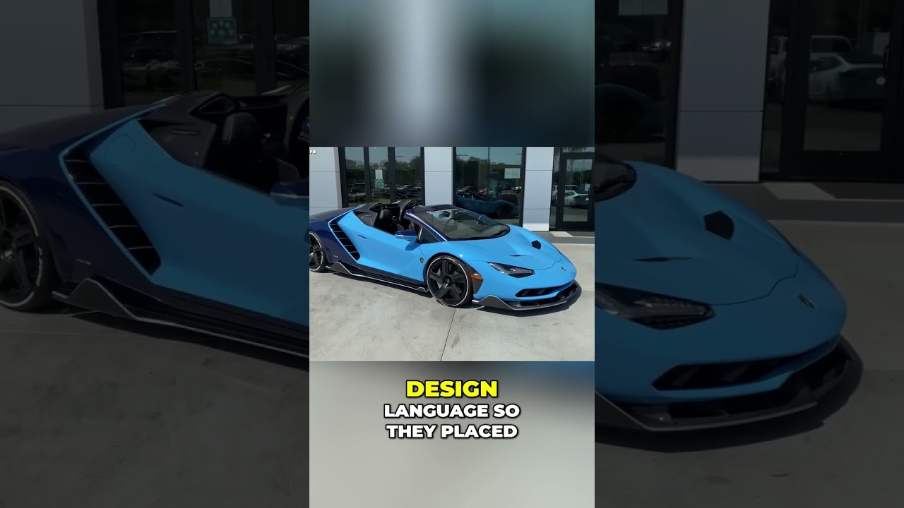 Lamborghini Countach & Centenario Quirky Design Fails 