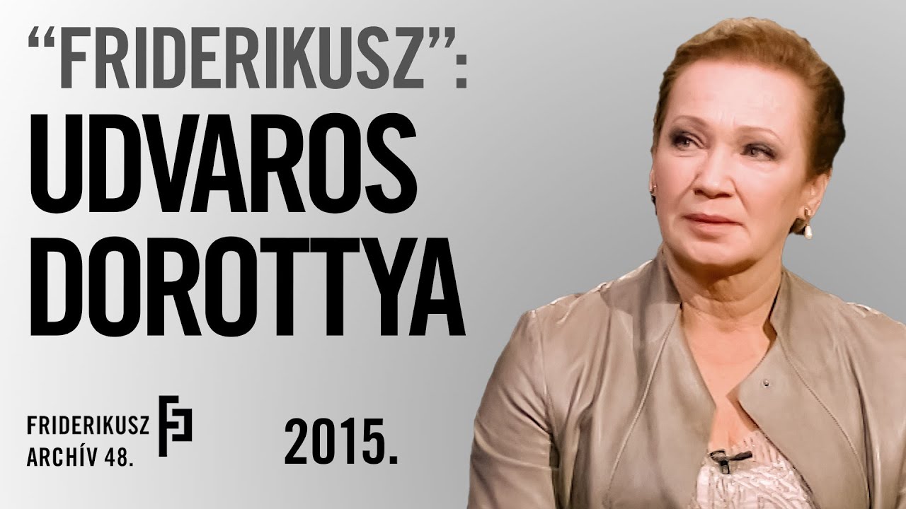 FRIDERIKUSZ: INTERJÚ UDVAROS DOROTTYA SZÍNMŰVÉSSZEL /// Friderikusz Archív 48.