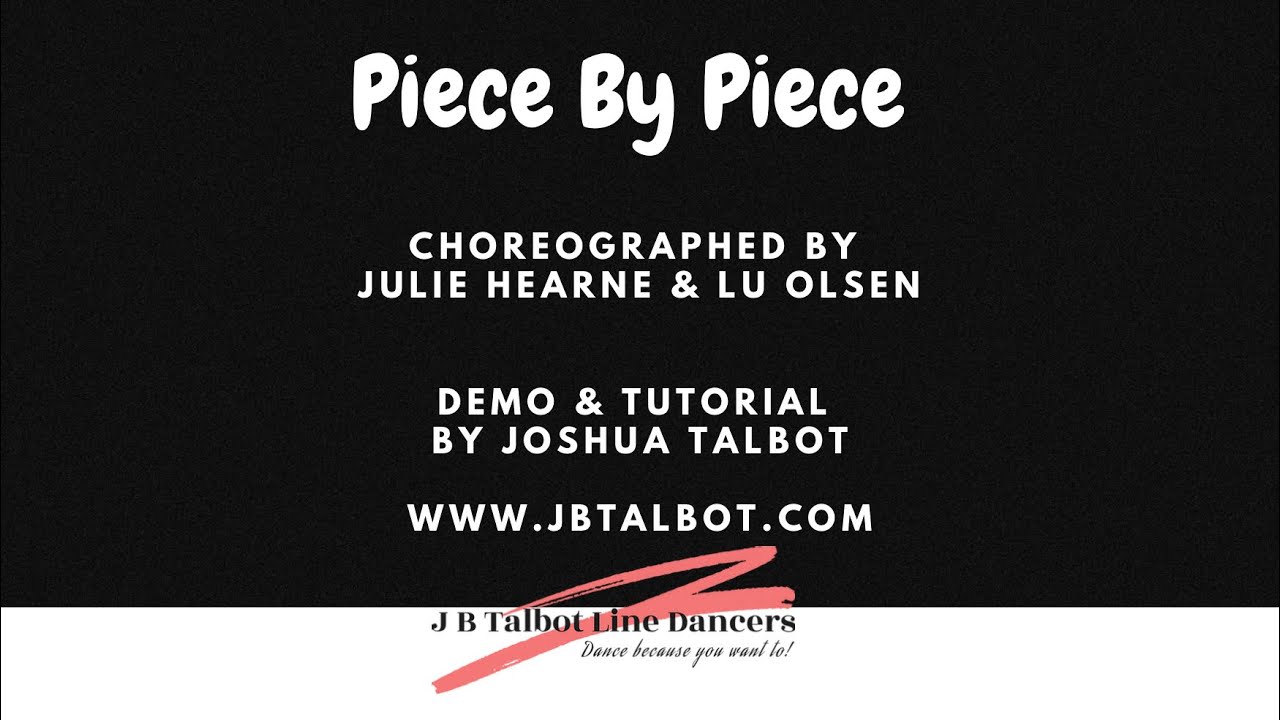 Piece by Piece Line Dance Demo & Tutorial