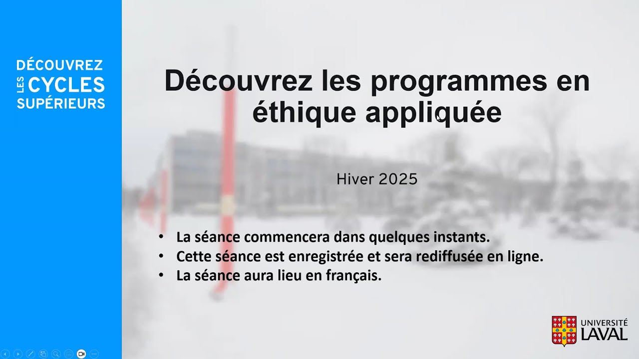 Découvrez les programmes en éthique appliquée