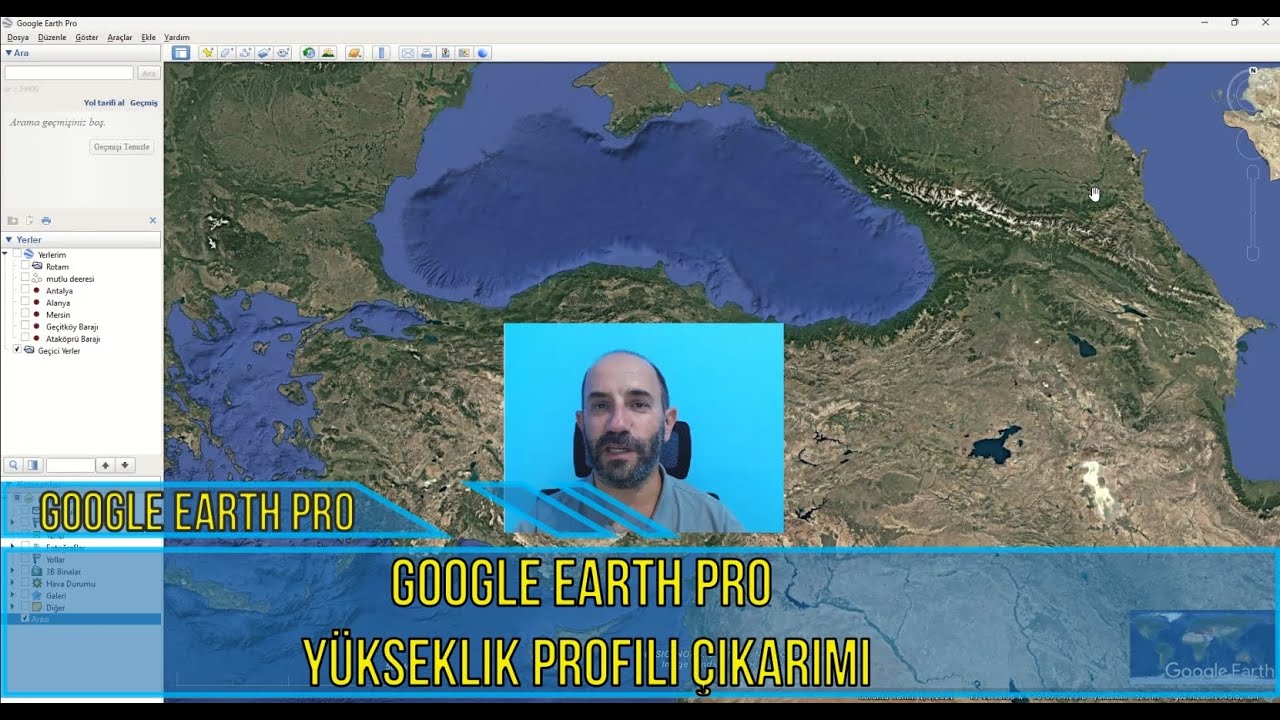 9. GOOGLE EARTH PRO YÜKSEKLİK PROFİLİ ÇIKARIMI