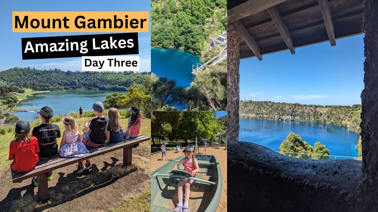 MOUNT GAMBIER'S AMAZING BLUE & VALLEY LAKE | Large Family Road Trip