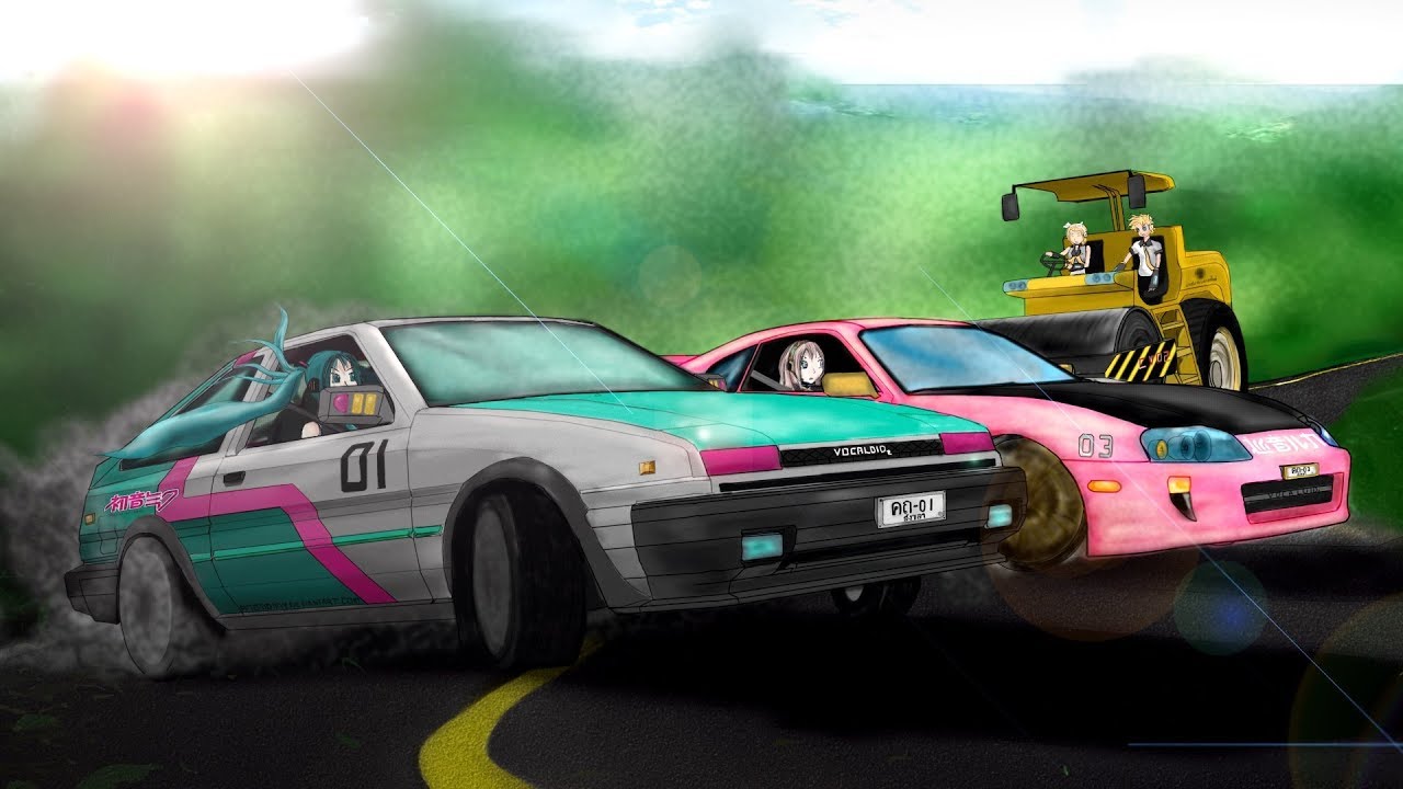 【Hatsune Miku】 Tried to Sing 「Deja Vu」。 【Initial D】