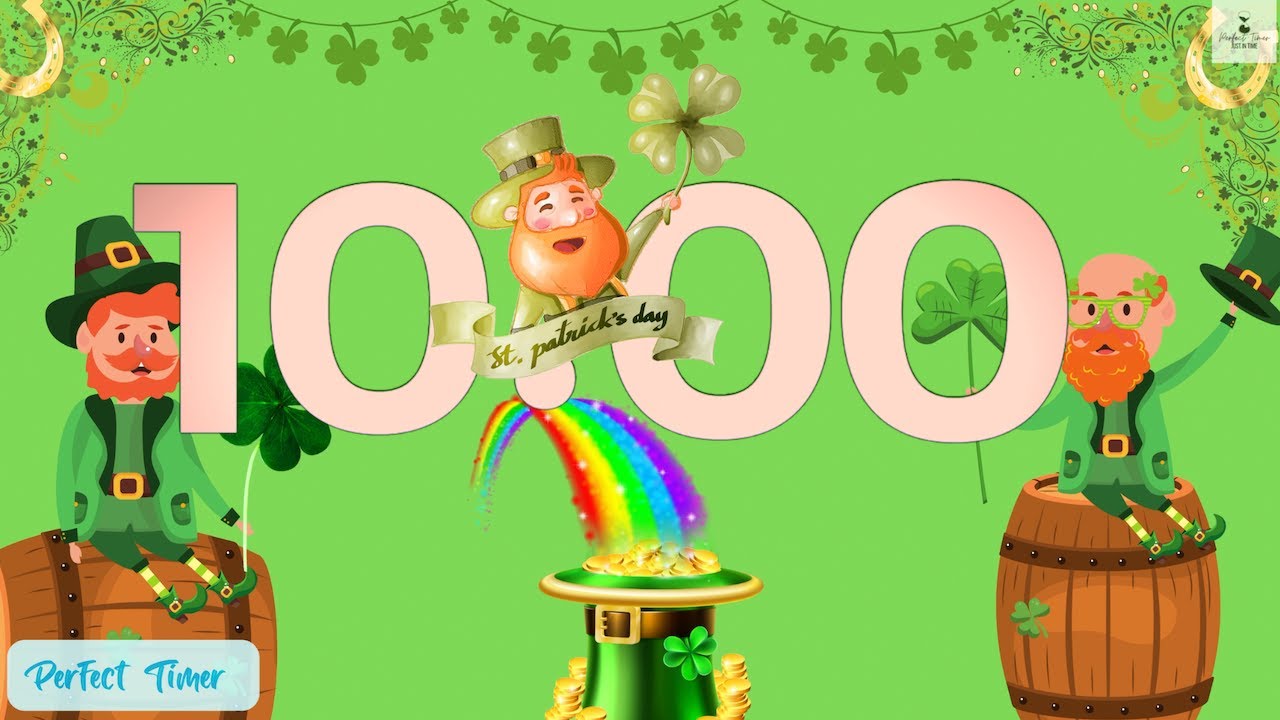 10 minute Countdown Timer | St  Patrick's Day | Music