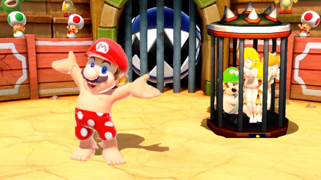 【スーパーマリオパーティ】ミニゲームマリオVsルイージVsピーチVsデイジー(最強CPU｢たつじん」)