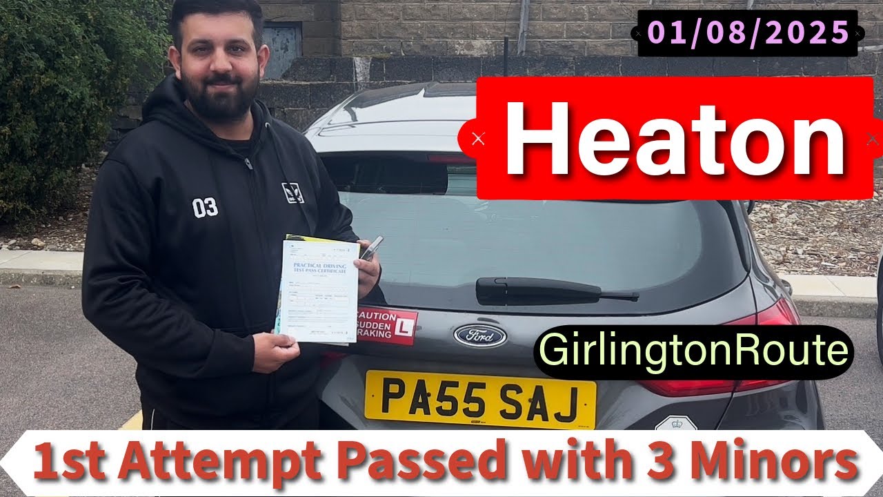 Bradford Heaton Girlington Driving Route 