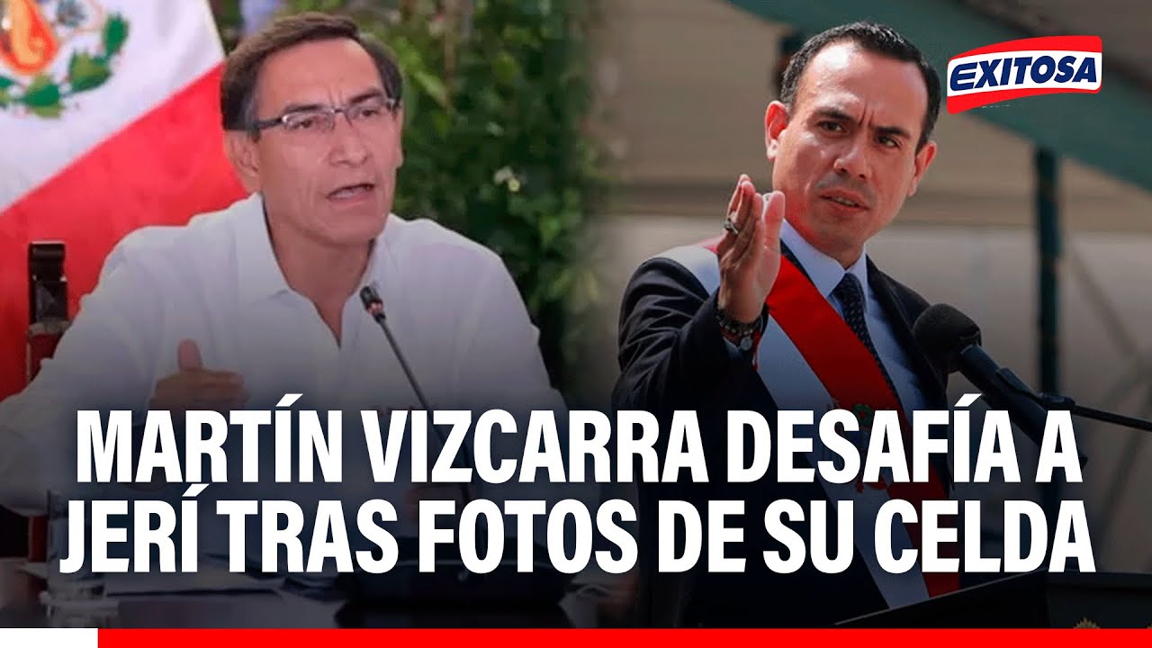 🔴🔵 Martín Vizcarra desafía a José Jerí tras fotos de su celda: 
