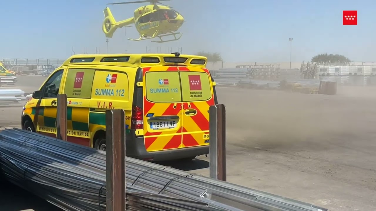 Accidente laboral en Valdemoro.