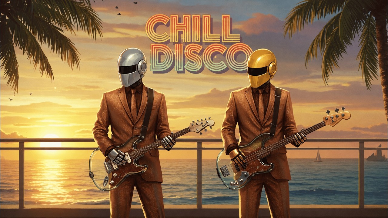 DAFT PUNK VIBES 🌇 | Chill Disco x Retro Twilight Lounge by the Bay