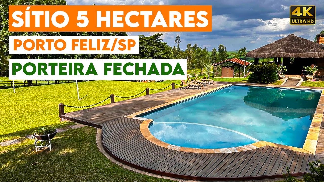 SÍTIO 5 Hectares, RICO em ÁGUA, ÚNICO e EXCLUSIVO - PORTO FELIZ/SP