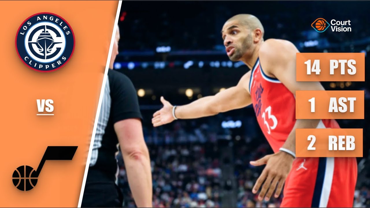Nicolas Batum - 14 Points, 1 Assist, 2 Rebounds vs Jazz - 2025-26 Regular Season