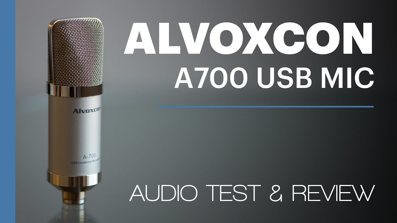 Alvoxcon A700 USB Condenser Mic - Audio Test & Review