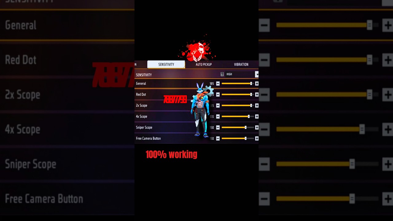 free fire headshot setting 2025 ⚡ best sensitivity settings ⚙️| sensitivity + hud settings free fire