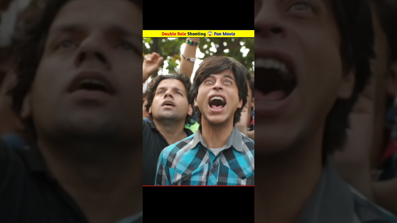 Double Role Shooting 😱 Fan Movie | Shahrukh Khan #shorts