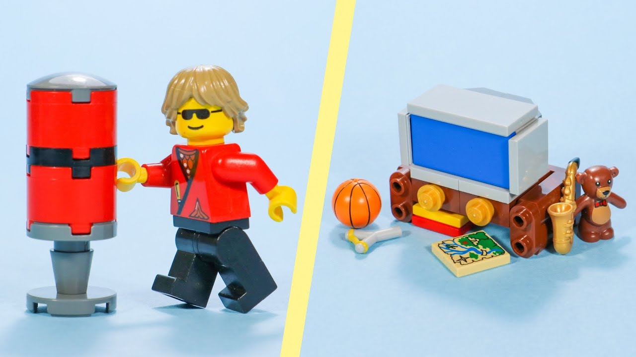 10 ЗАБАВНЫХ ИДЕЙ ПОСТРОЕНИЯ ИЗ LEGO!!