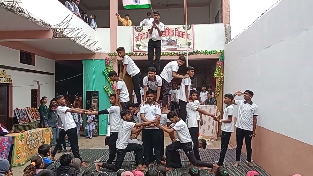 Pyramid by Ravindra Higher Secondary School Birsinghpur Satna.
