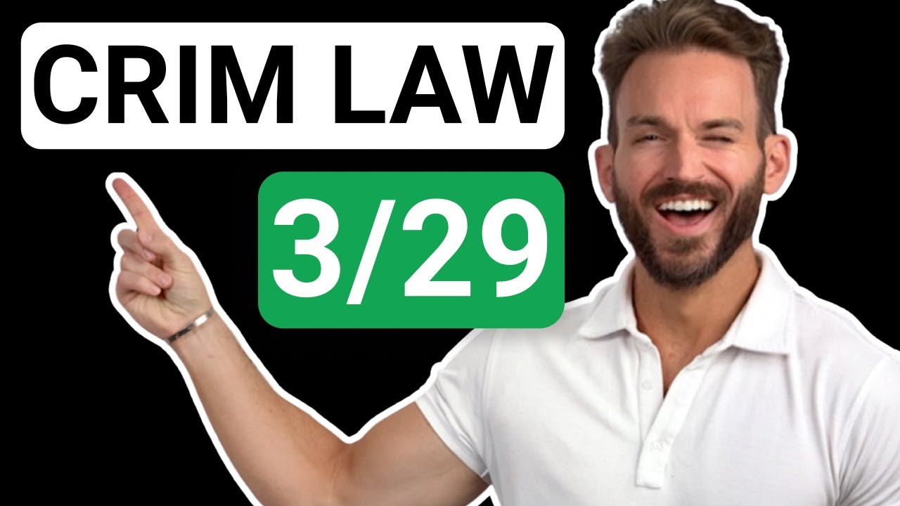 Criminal Law: The Actus Reus Requirement [LEAP Preview]