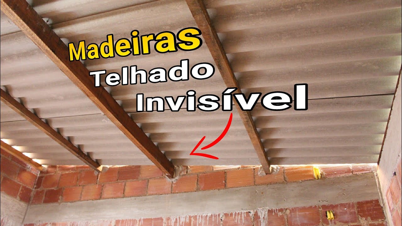 COMO COLOCAR AS MADEIRAS DO TELHADO INVISÍVEL (com correção no final do vídeo)